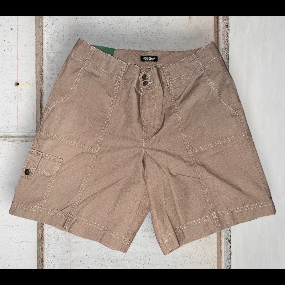NWT Women's Eddie Bauer Mercer Fit Hiking Trail Shorts Size 10